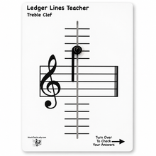 Load image into Gallery viewer, Ledger Lines Teacher (Treble Clef & Bass Clef)