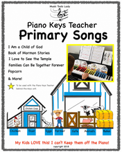 Load image into Gallery viewer, Piano Keys Teacher Primary Songs