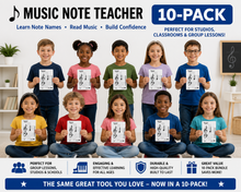 Load image into Gallery viewer, Music Note Teacher Studio Pack (10 units) Save $20.00