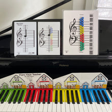 Load image into Gallery viewer, Notes to Keys Teacher & Magnetic Practice Board