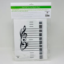 Load image into Gallery viewer, Grand Staff Dry Erase Magnetic Board & Music Note Teacher Combo