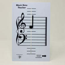 Load image into Gallery viewer, Grand Staff Dry Erase Magnetic Board & Music Note Teacher Combo