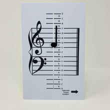 Load image into Gallery viewer, Grand Staff Dry Erase Magnetic Board & Music Note Teacher Combo