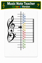 Load image into Gallery viewer, Music Note Teacher (Color Version)
