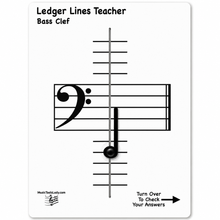 Load image into Gallery viewer, Ledger Lines Teacher (Treble Clef &amp; Bass Clef)
