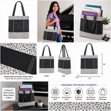 Load image into Gallery viewer, Music Tools Lady™ Music Lesson Tote
