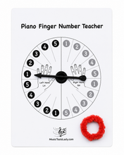 Load image into Gallery viewer, Piano Finger Number Teacher

