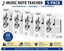 Load image into Gallery viewer, Music Note Teacher Studio Pack (5 units) Save $8.00
