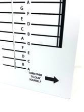 Load image into Gallery viewer, NEW and IMPROVED!   Music Note Teacher (All-In-One Flashcard)
