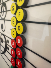 Load image into Gallery viewer, Notes to Keys Teacher &amp; Magnetic Practice Board
