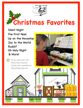 Load image into Gallery viewer, Piano Keys Teacher Christmas Favorites
