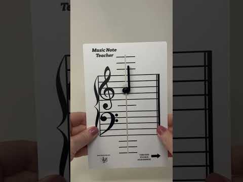 NEW and IMPROVED! Music Note Teacher (All-In-One Flashcard