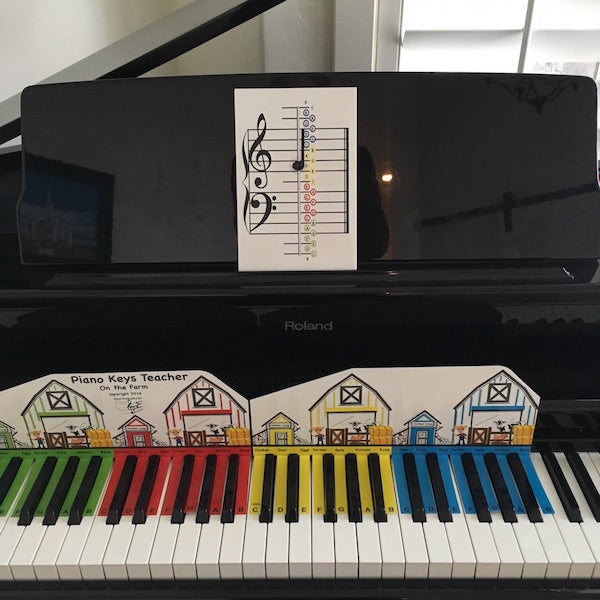 Piano Keys Teacher & Color Music Note Teacher