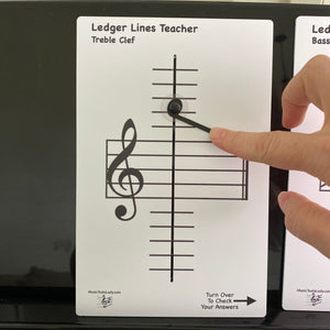 Music Ledger Lines Teacher (All-In-One Flashcard)