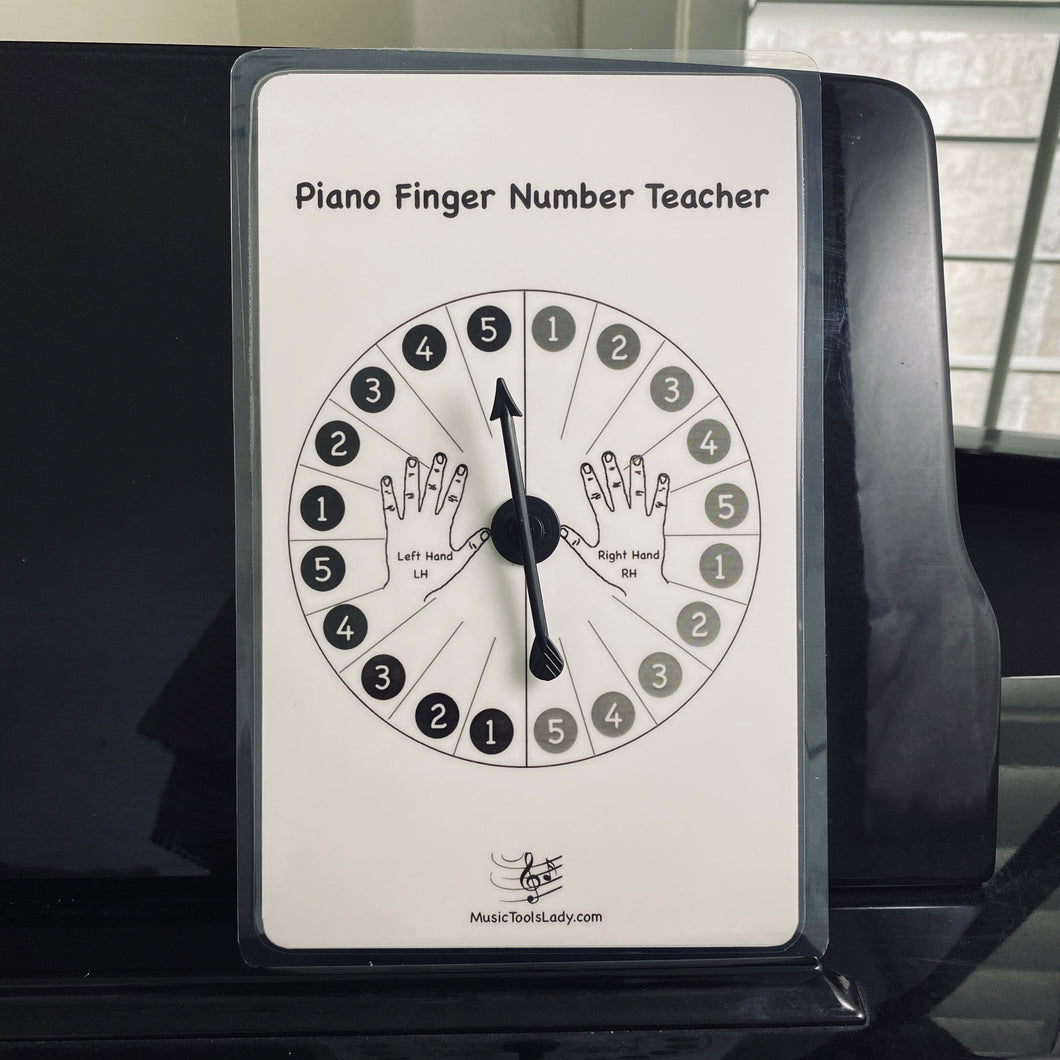 Piano Finger Number Teacher