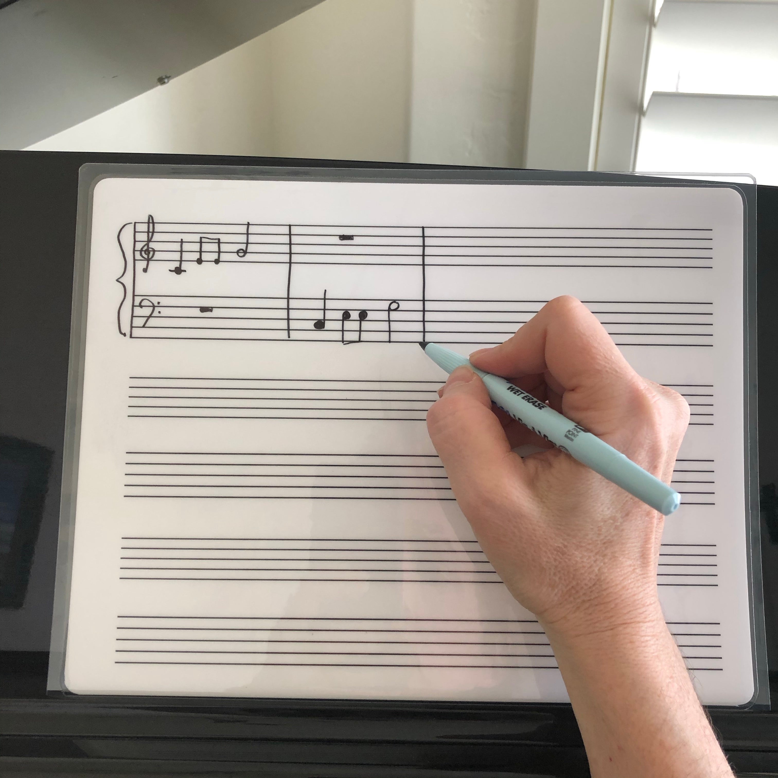 Music Composition and Dictation Dry Erase Board – Music Tools Lady.com