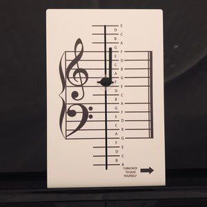 NEW and IMPROVED!   Music Note Teacher (All-In-One Flashcard)